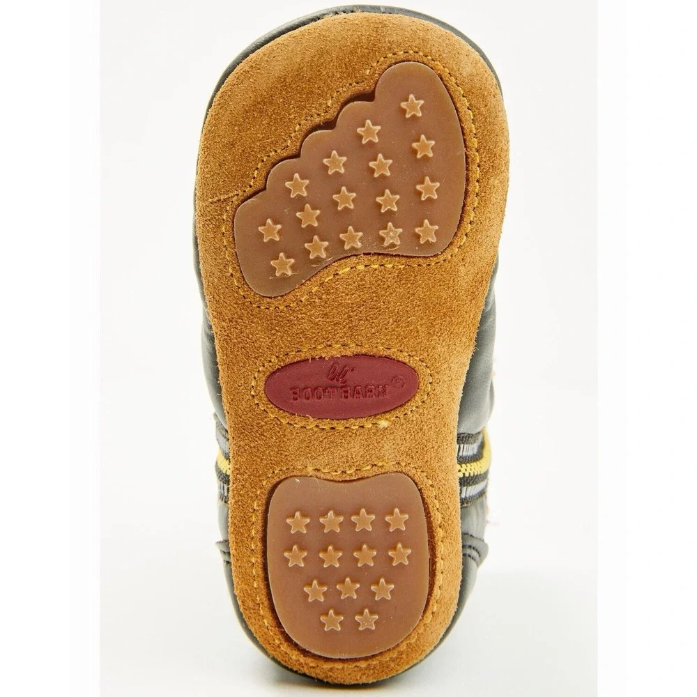 New Lil Boot Barn Baby Boys Sz 2 Western Cowboy Boots Blazin Poppet Suede